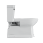 TOTO CST964CEFGAT40#01 Soiree One Piece Elongated 1.28 Gpf Universal Height Skirted Toilet With Cefiontect - Cotton White