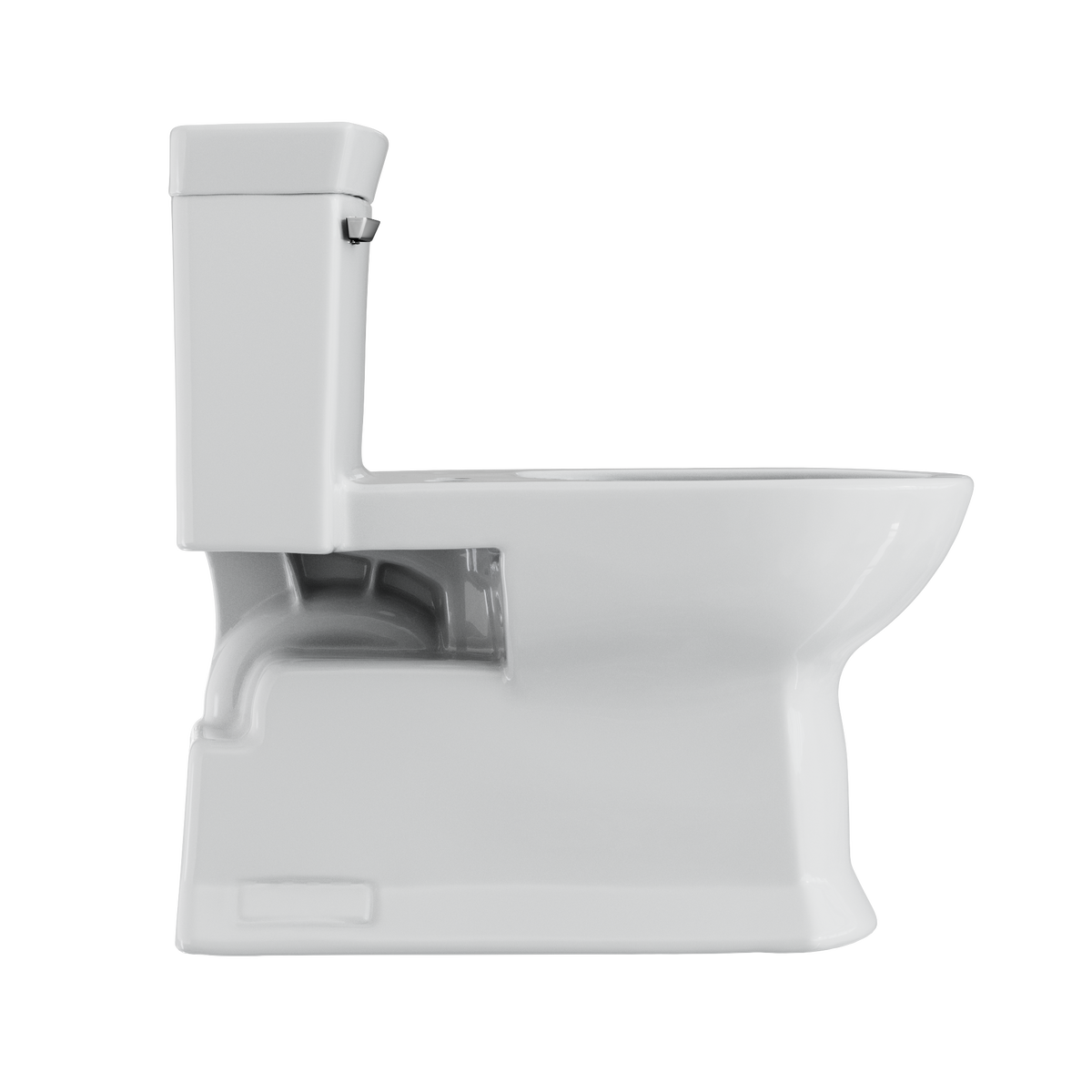 TOTO CST964CEFGAT40#01 Soiree One Piece Elongated 1.28 Gpf Universal Height Skirted Toilet With Cefiontect - Cotton White