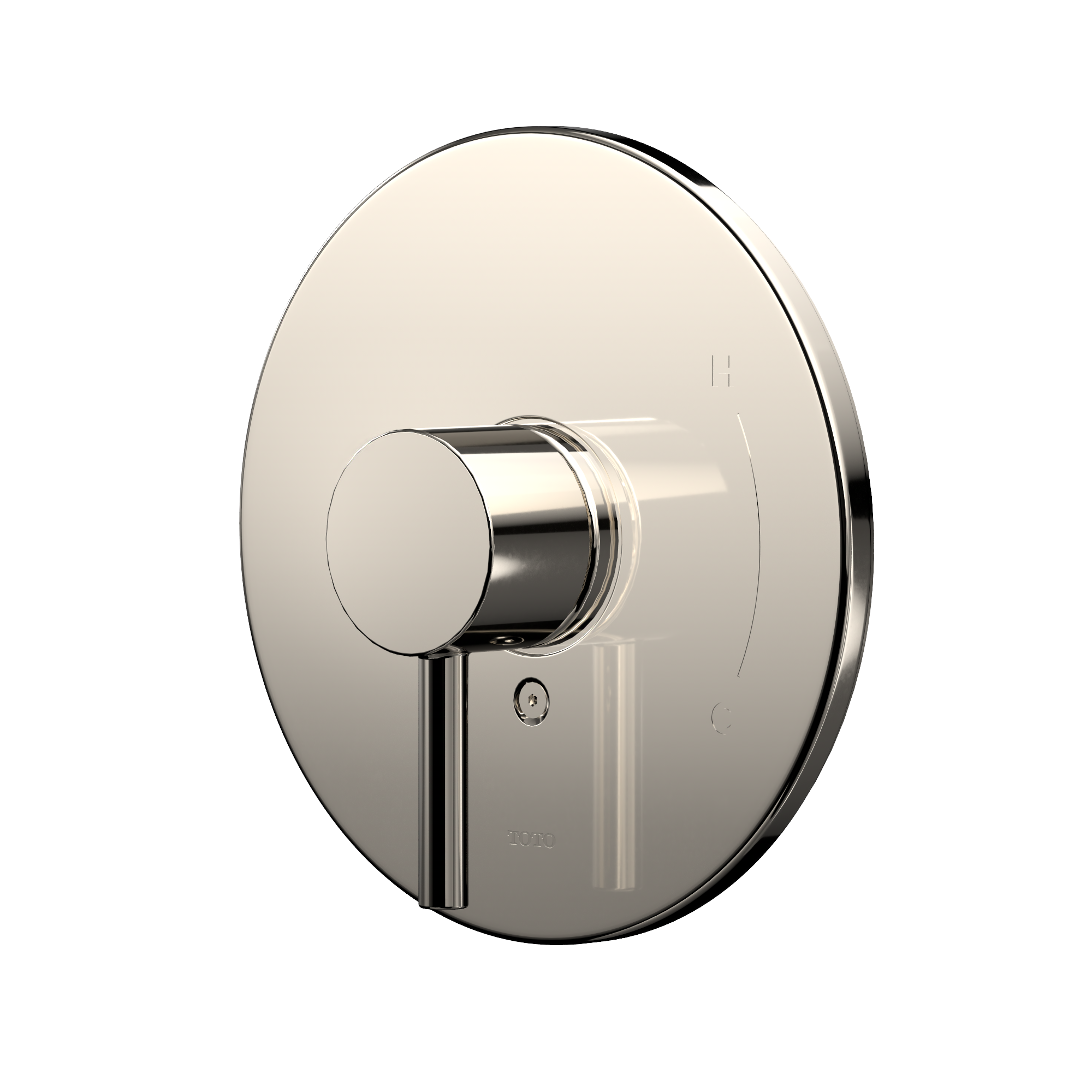 TOTO TBV01801U#PN Round Pressure Balance Valve Shower Trim - Polished Nickel