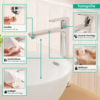 HANSGROHE 72524001 Rebris S Single-Hole Faucet 240, 1.2 GPM - Chrome