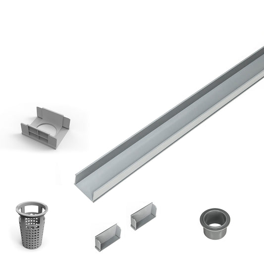 INFINITY DRAIN RG 6536 36" PVC Component Only Kit for S-AG 65, S-DG 65, and S-TIF 65 series