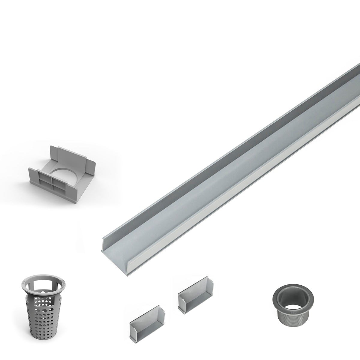 INFINITY DRAIN RG 6548 48" PVC Component Only Kit for S-AG 65, S-DG 65, and S-TIF 65 series