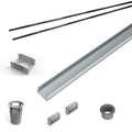 INFINITY DRAIN RG 6560 BK 60" Rough Only Kit for S-AG 65, S-DG 65, and S-TIF 65 series. Includes PVC Components and Channel Trim
