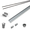 INFINITY DRAIN RG 6572 ORB 72" Rough Only Kit for S-AG 65, S-DG 65, and S-TIF 65 series. Includes PVC Components and Channel Trim