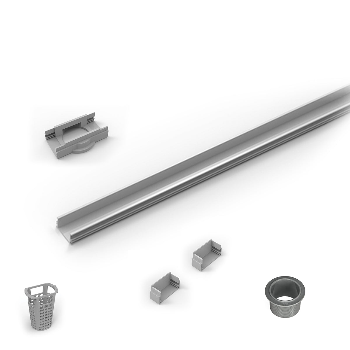 INFINITY DRAIN RG-L 3848 48" PVC Component Only Kit for S-LAG 38 and S-LT 38 series.