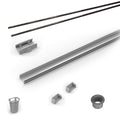 INFINITY DRAIN RG-L 3872 ORB 72" Rough Only Kit for S-LAG 38 and S-LT 38 series. Includes PVC Components and Channel Trim