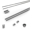 INFINITY DRAIN RG-L 3836 SS 36" Rough Only Kit for S-LAG 38 and S-LT 38 series. Includes PVC Components and Channel Trim