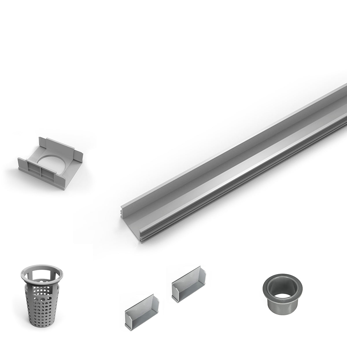 INFINITY DRAIN RG-L 6560 60" PVC Component Only Kit for S-LAG 65, S-LT 65, and S-LTIF 65 series.