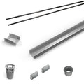 INFINITY DRAIN RG-L 6560 BK 60" Rough Only Kit for S-LAG 65, S-LT 65, and S-LTIF 65 series. Includes PVC Components and Channel Trim