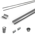 INFINITY DRAIN RG-L 6536 SS 36" Rough Only Kit for S-LAG 65, S-LT 65, and S-LTIF 65 series. Includes PVC Components and Channel Trim