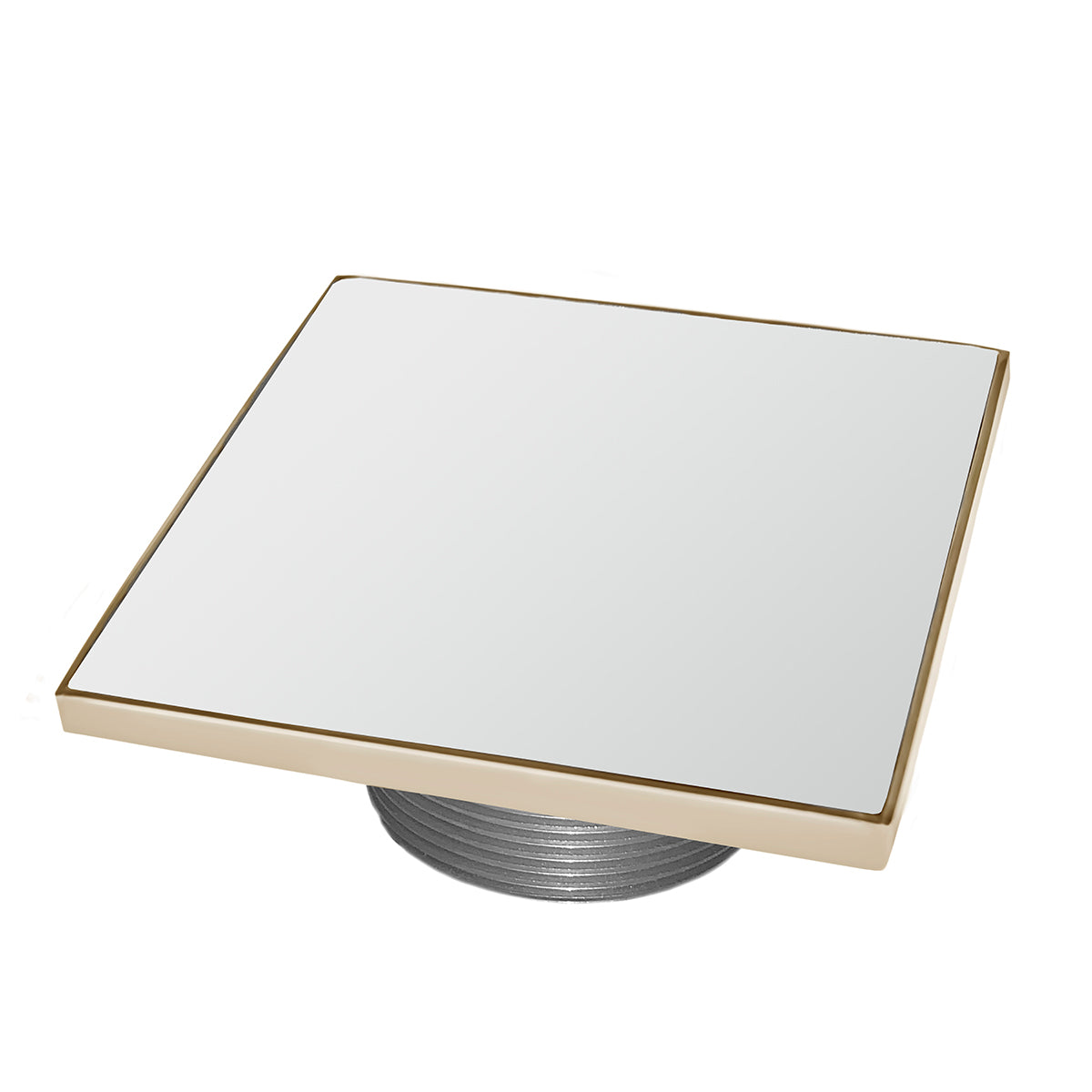 INFINITY DRAIN RG-T42-SB 4x4 - 2" Roughs Throat & Mud Guard in Satin Bronze