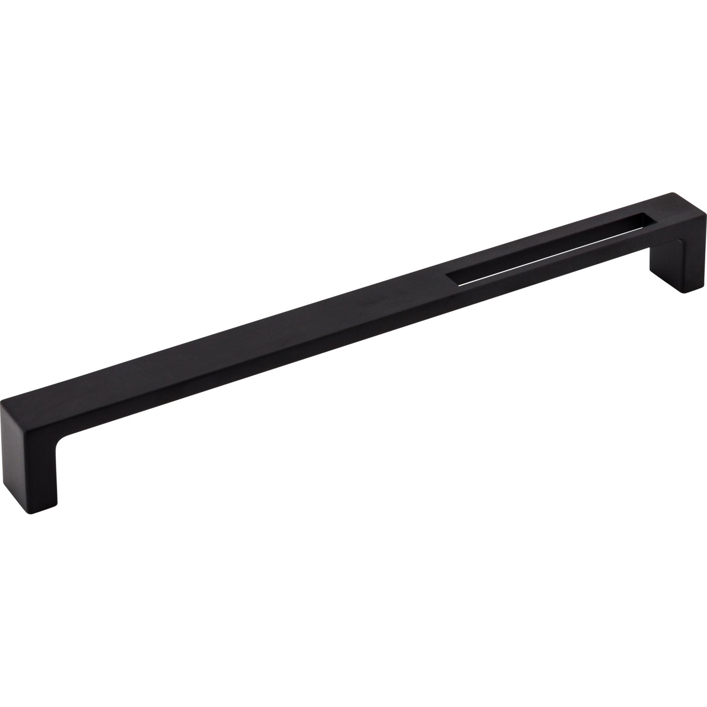 TOP KNOBS TK268BLK Modern Metro Slot 9" Center to Center Bar Pull - Flat Black