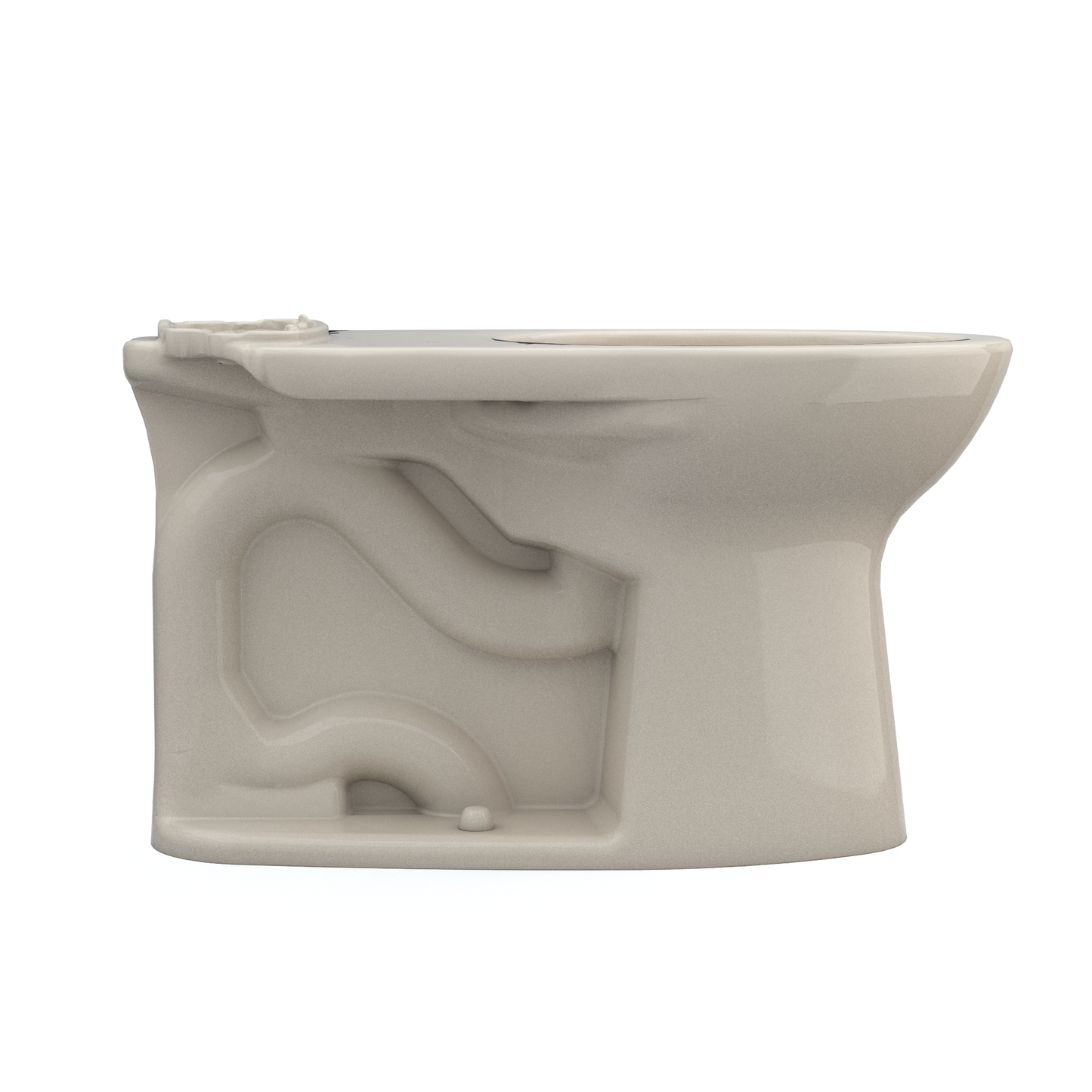 TOTO C776CEFG#03 Drake Elongated Universal Height TORNADO FLUSH Toilet Bowl with CEFIONTECT , Bone