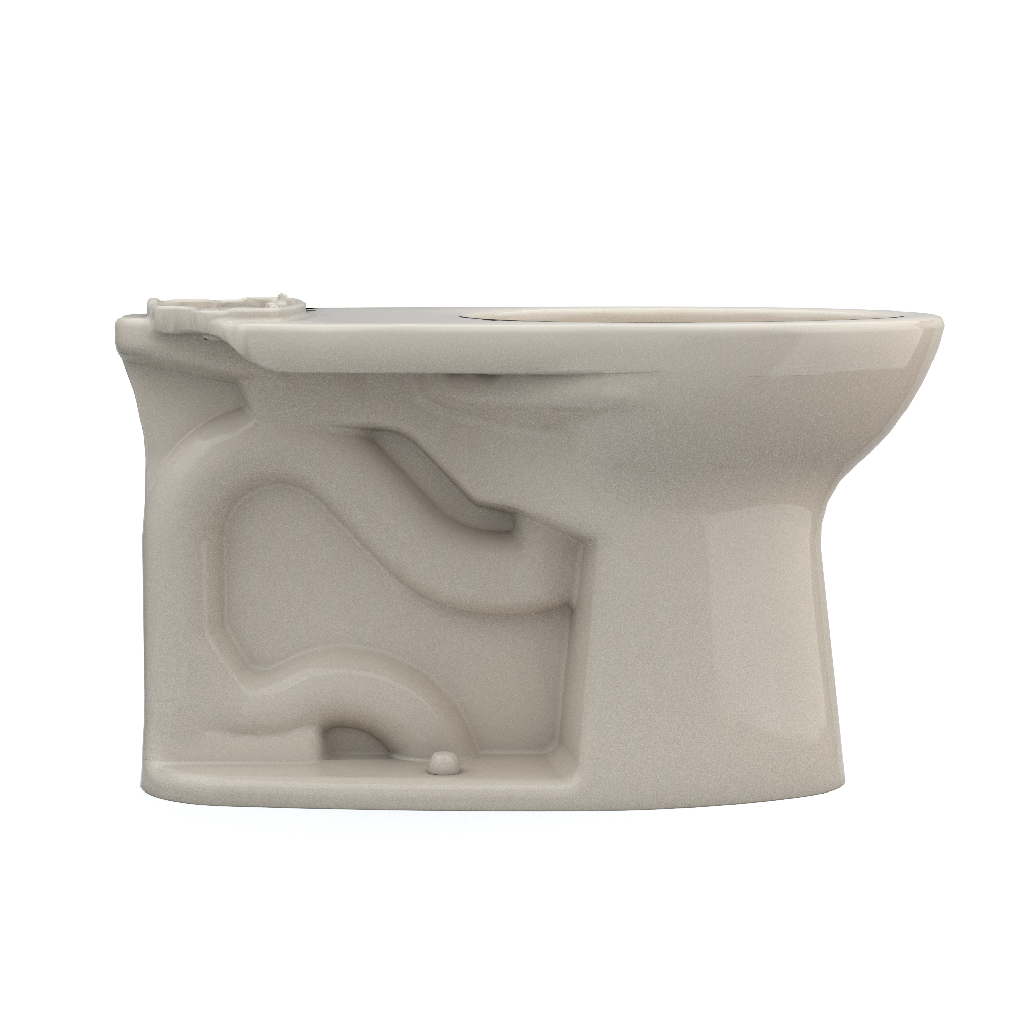 TOTO C776CEG#03 Drake Elongated Tornado Flush Toilet Bowl With Cefiontect - Bone
