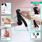 HANSGROHE 73302671 Tecturis S Single-Hole Faucet 80 with Pop-Up Drain, 1.2 GPM - Matte Black