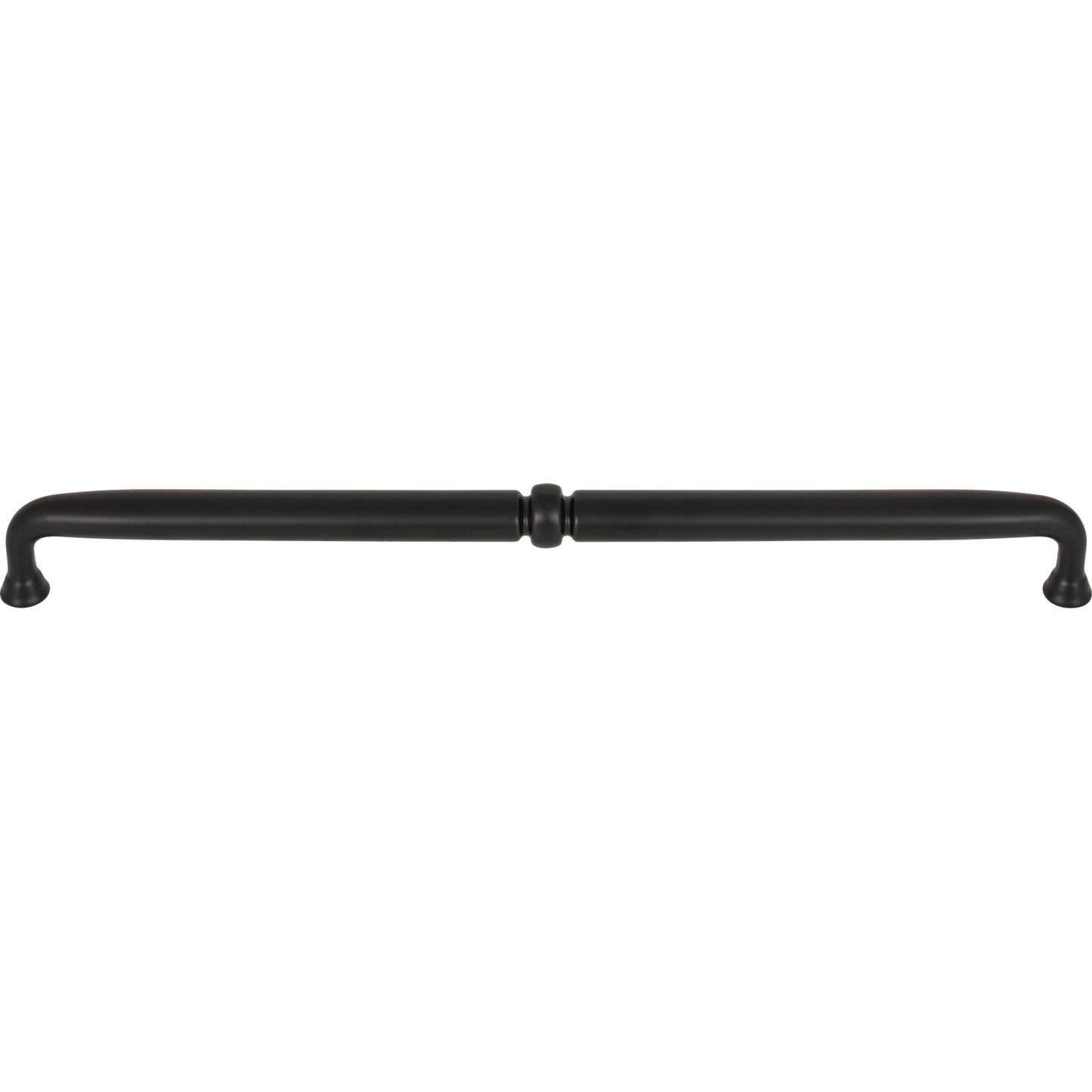 TOP KNOBS TK1026BLK Henderson 12" Center to Center Bar Pull - Flat Black