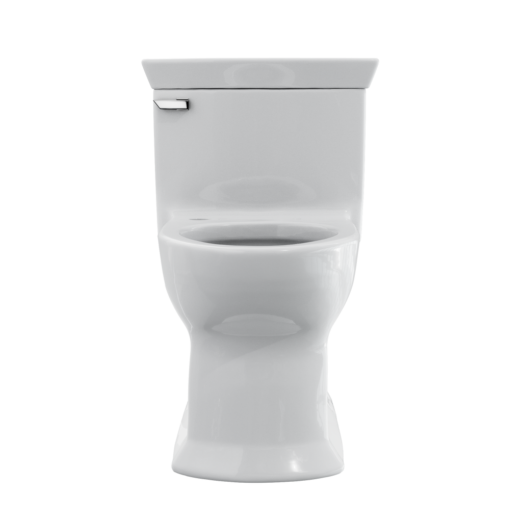 TOTO CST964CEFGAT40#01 Soiree One Piece Elongated 1.28 Gpf Universal Height Skirted Toilet With Cefiontect - Cotton White
