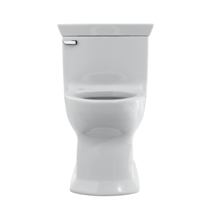 TOTO CST964CEFGAT40#01 Soiree One Piece Elongated 1.28 Gpf Universal Height Skirted Toilet With Cefiontect - Cotton White