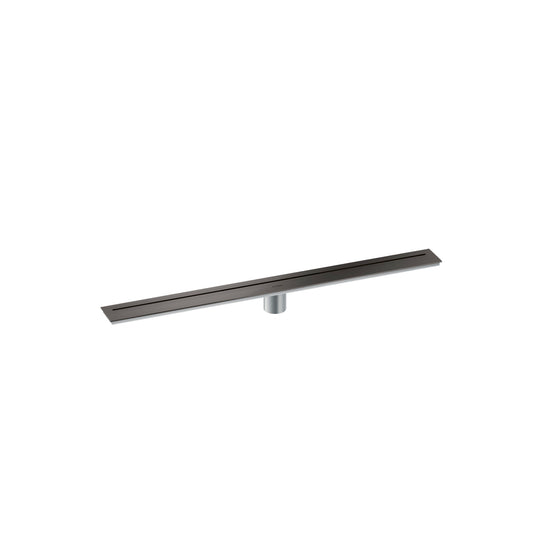 AXOR 42521341 Drains Floor Installation 31 1/2" - Brushed Black Chrome