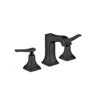 HANSGROHE 31330671 Metropol Classic Widespread Faucet 110 with Lever Handles and Pop-Up Drain, 1.2 GPM - Matte Black
