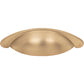 JEFFREY ALEXANDER 8233SBZ Lyon 3" Center-to-Center Cup/Bin Pull - Satin Bronze