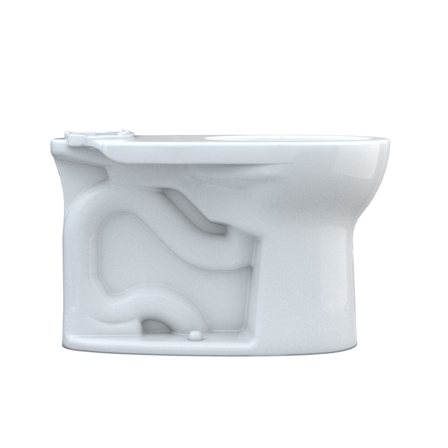 TOTO C775CEFG#01 Drake Round Tornado Flush Toilet Bowl With Cefiontect - Cotton White