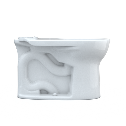 TOTO C775CEFG#01 Drake Round Tornado Flush Toilet Bowl With Cefiontect - Cotton White