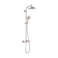 HANSGROHE 27115821 Raindance S Showerpipe 240 1-Jet, 2.5 GPM - Brushed Nickel