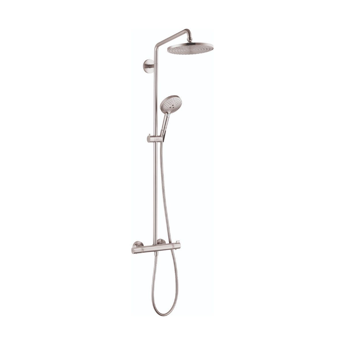 HANSGROHE 27115821 Raindance S Showerpipe 240 1-Jet, 2.5 GPM - Brushed Nickel