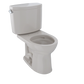 TOTO CST453CEFG#12 Drake II Two-Piece Round 1.28 GPF Universal Height Toilet with CEFIONTECT , Sedona Beige