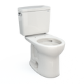 TOTO CST775CSFG#11 Drake Two-Piece Round 1.6 Gpf Universal Height Tornado Flush Toilet With Cefiontect - Colonial White