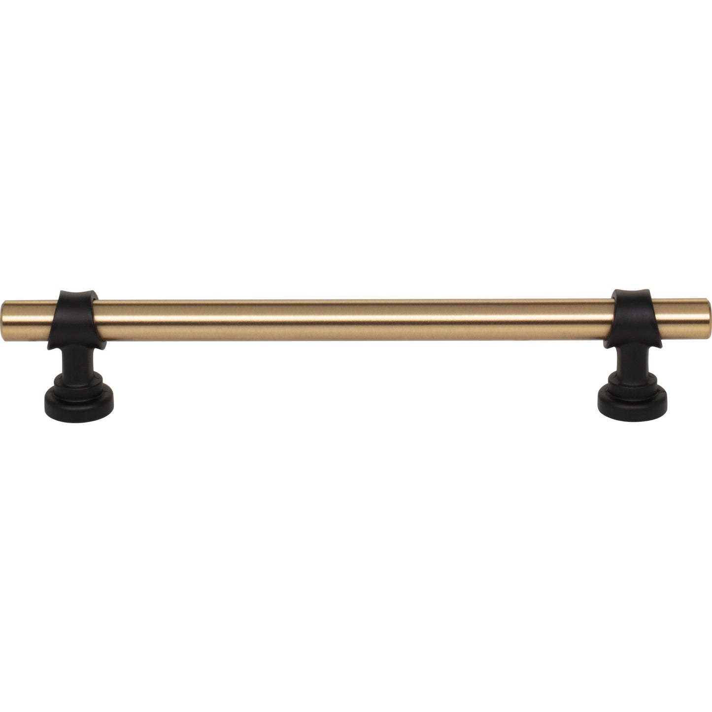 TOP KNOBS M2729 Bit 6 5/16" Center to Center Bar Pull - Honey Bronze and Flat Black