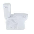 TOTO CST454CEFG#01 Drake II Two-Piece Elongated 1.28 GPF Universal Height Toilet with CEFIONTECT , Cotton White