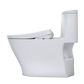 TOTO MW6424736CEFGA#01 WASHLET+ Nexus One-Piece Elongated 1.28 GPF Toilet with Auto Flush S7A Contemporary Bidet Seat , Cotton White