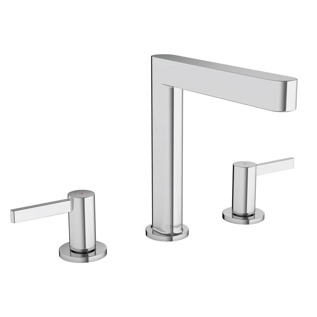 HANSGROHE 76034001 Finoris Wide-spread Faucet 160 with Pop-up Drain, 1.2 GPM - Chrome