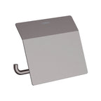 HANSGROHE 41753340 AddStoris Toilet Paper Holder with Cover - Brushed Black Chrome