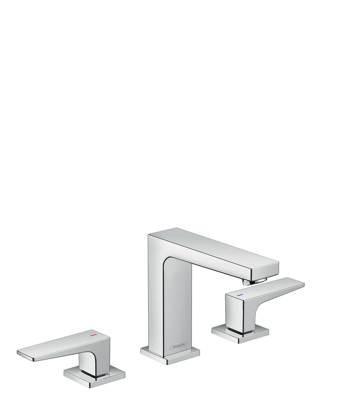 HANSGROHE 32518001 Metropol Widespread Faucet 110 with Lever Handles, 1.2 GPM - Chrome