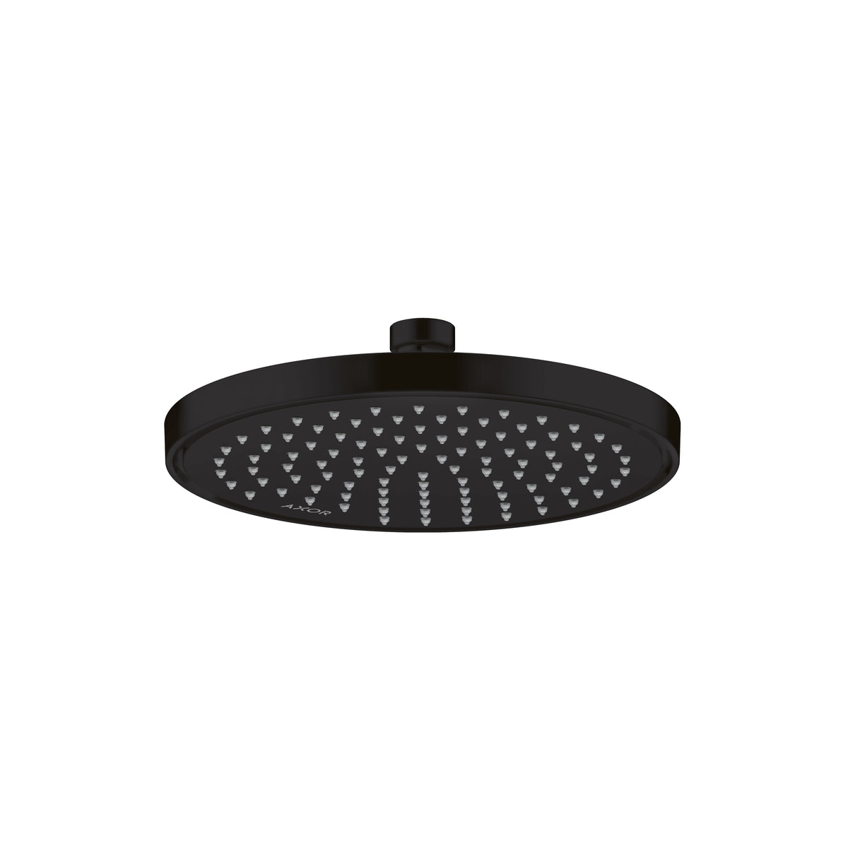 AXOR 35367671 ShowerSolutions Showerhead 220 1-Jet, 2.5 GPM - Matte Black