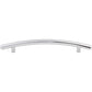 TOP KNOBS M537 Curved 6 5/16" Center to Center Bar Pull - Polished Chrome