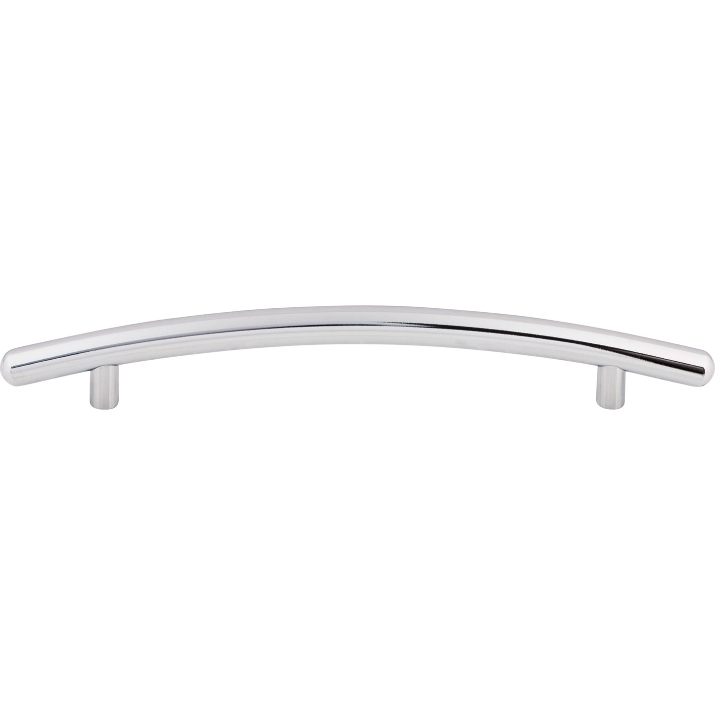 TOP KNOBS M537 Curved 6 5/16" Center to Center Bar Pull - Polished Chrome