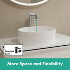 HANSGROHE 73372001 Tecturis S Single-Hole Fine 240, 1.2 GPM - Chrome