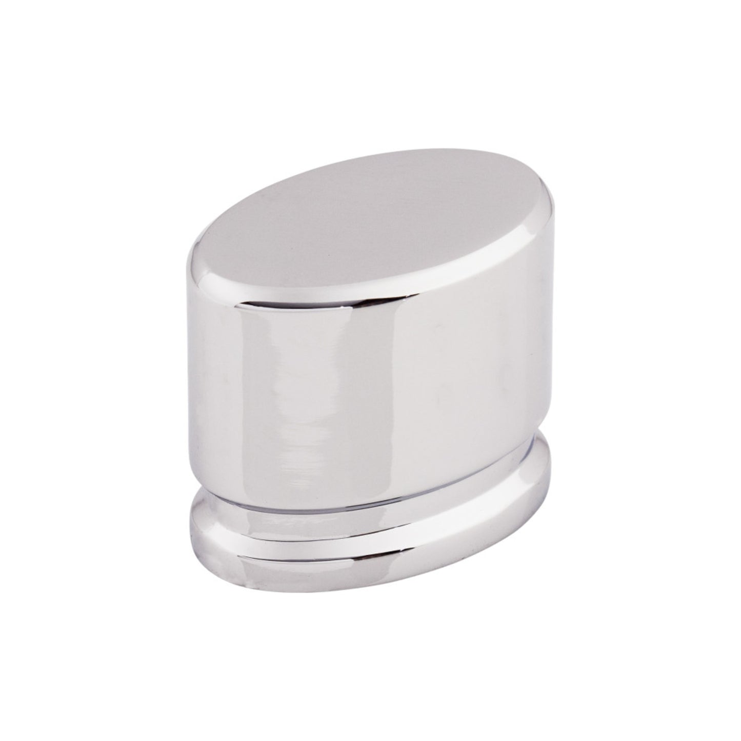 TOP KNOBS TK61PC Oval 1 3/8" Length Oval Knob - Polished Chrome