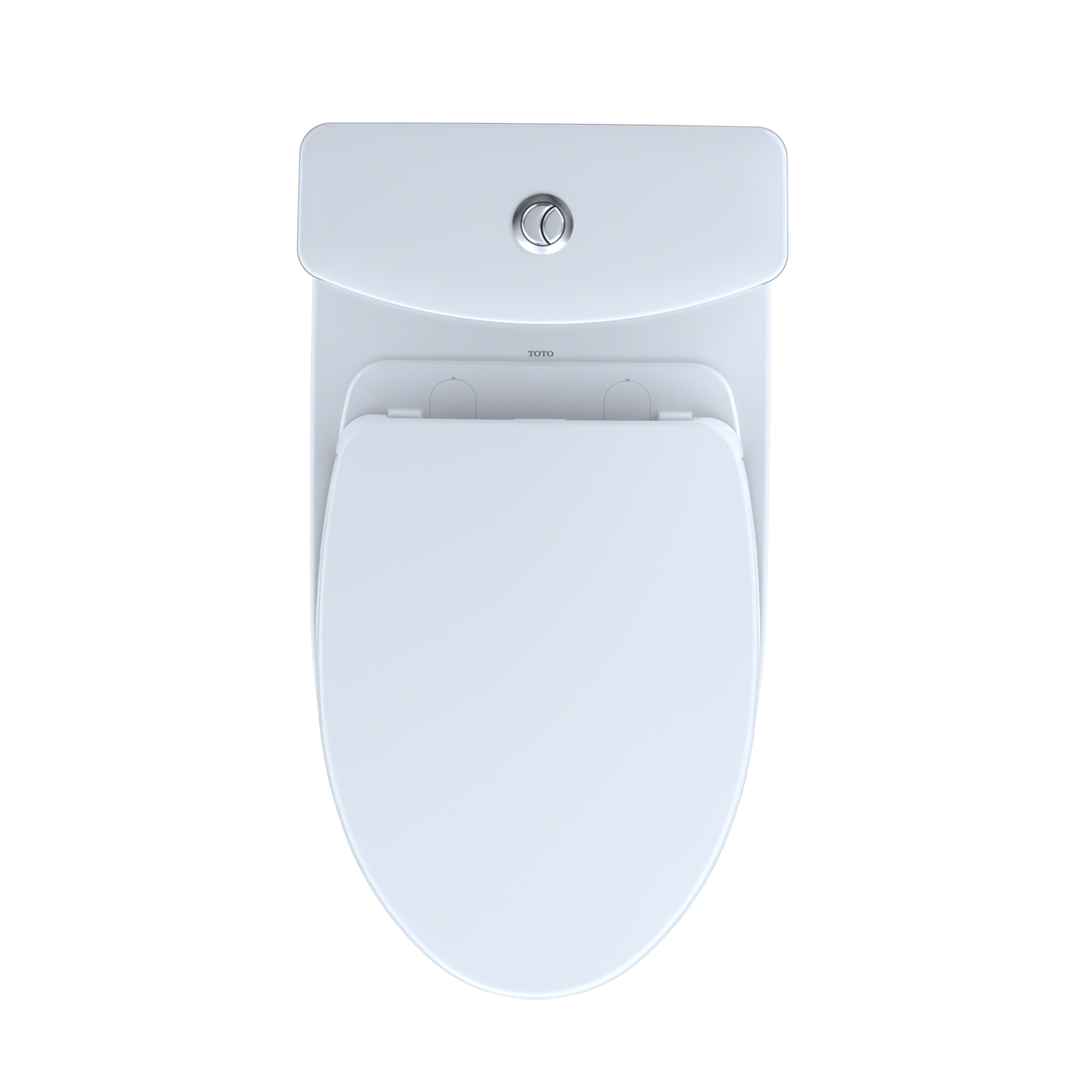 TOTO MS446124CEMFGN#01 Aquia IV Two-Piece Elongated Dual Flush 1.28 and 0.9 GPF Universal Height Toilet with CEFIONTECT , Cotton White