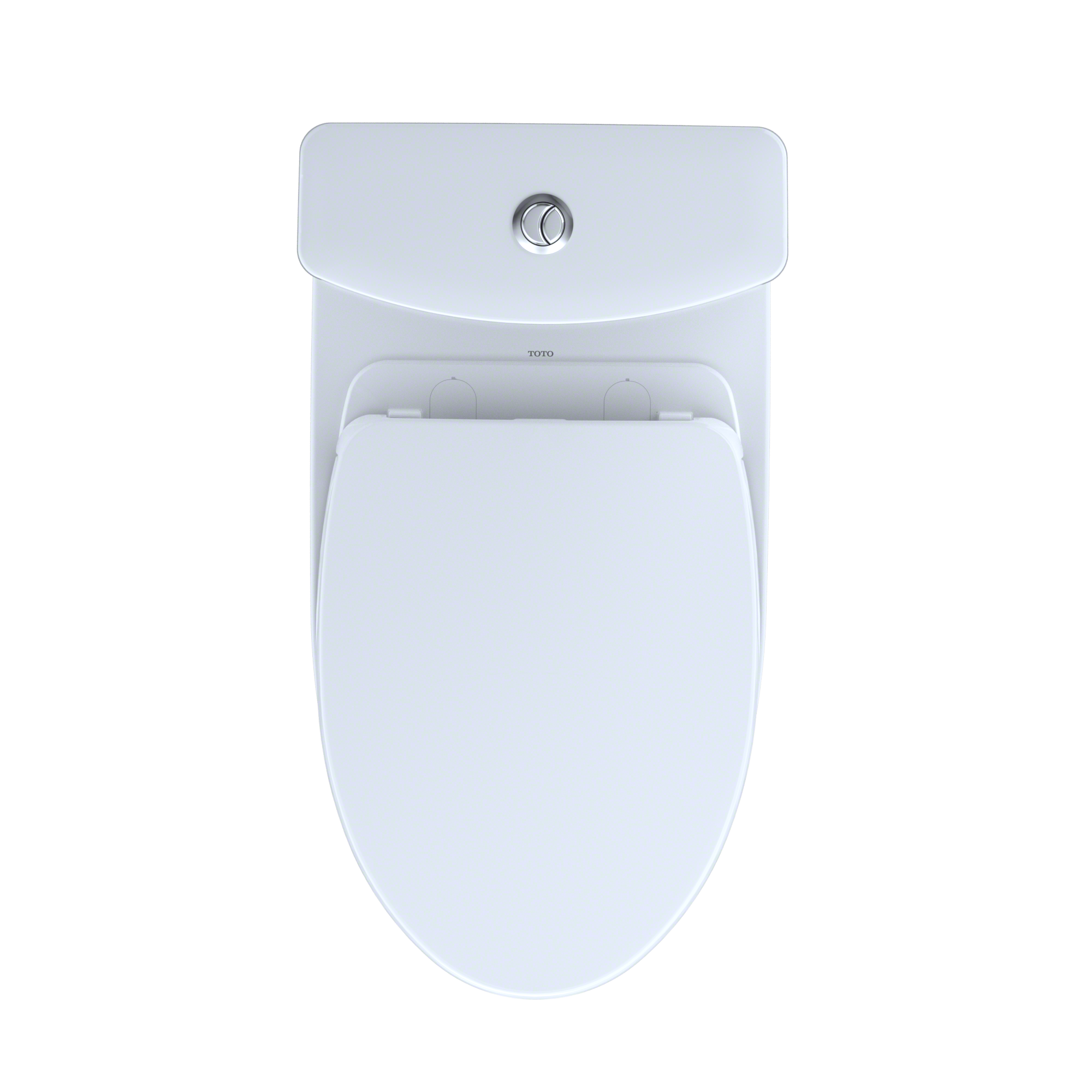 TOTO MS446124CEMGN#01 Aquia Iv Washlet+ Two-Piece Elongated Dual Flush 1.28 And 0.9 Gpf Toilet With Cefiontect - Cotton White