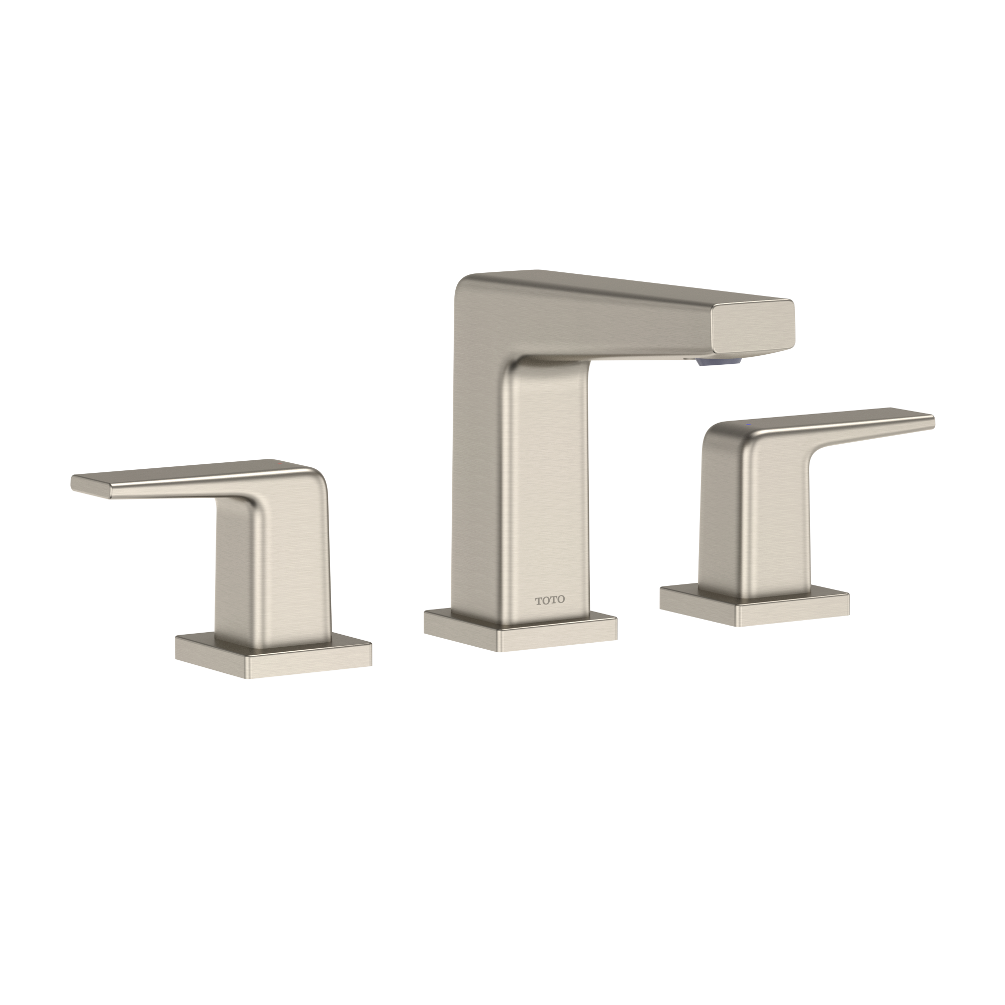 TOTO TLG10201U#BN Gb Series 1.2 Gpm Two Handle Widespread Bathroom Sink Faucet With Drain Assembly - Brushed Nickel