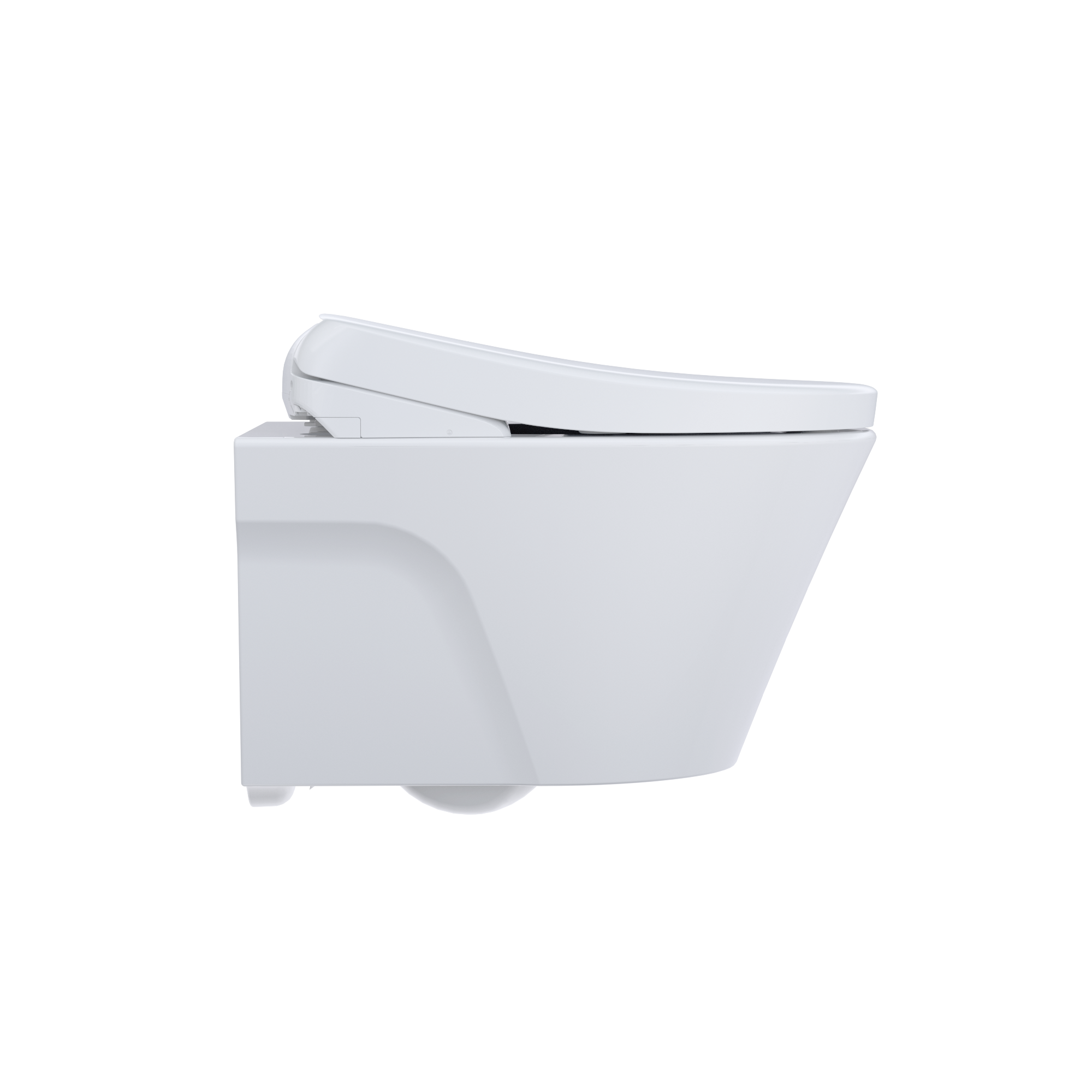 TOTO CWT4264736CMFGA#MS Washlet+ Ap Wall-Hung Elongated Toilet With S7A Contemporary Bidet Seat And Duofit In-Wall 0.9 And 1.28 Gpf Auto Dual-Flush Tank System - Matte Silver