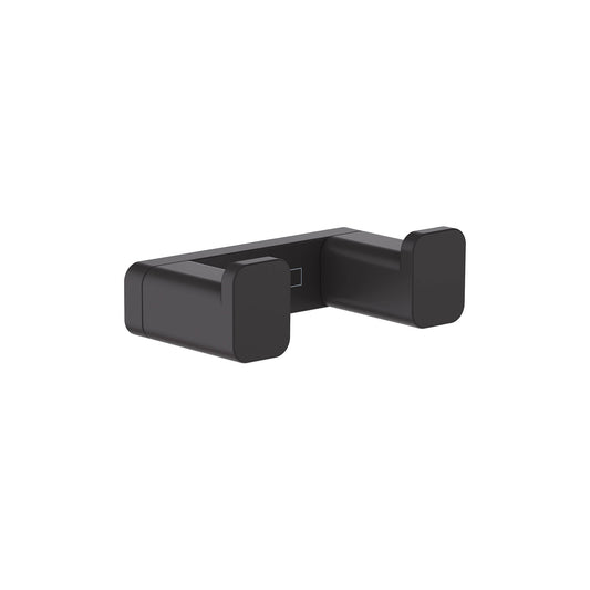 HANSGROHE 41755670 Matte Black AddStoris Modern Double Hook