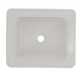 TOTO LT973G#11 Guinevere Rectangular Undermount Bathroom Sink with CEFIONTECT , Colonial White