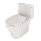TOTO MS642124CEFG#11 Nexus One-Piece Elongated 1.28 Gpf Universal Height Toilet With Cefiontect And Ss124 Softclose Seat - Colonial White