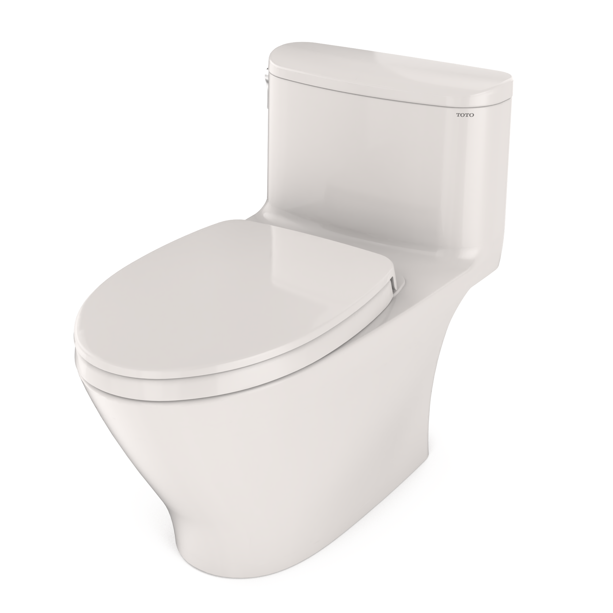 TOTO MS642124CEFG#11 Nexus One-Piece Elongated 1.28 Gpf Universal Height Toilet With Cefiontect And Ss124 Softclose Seat - Colonial White